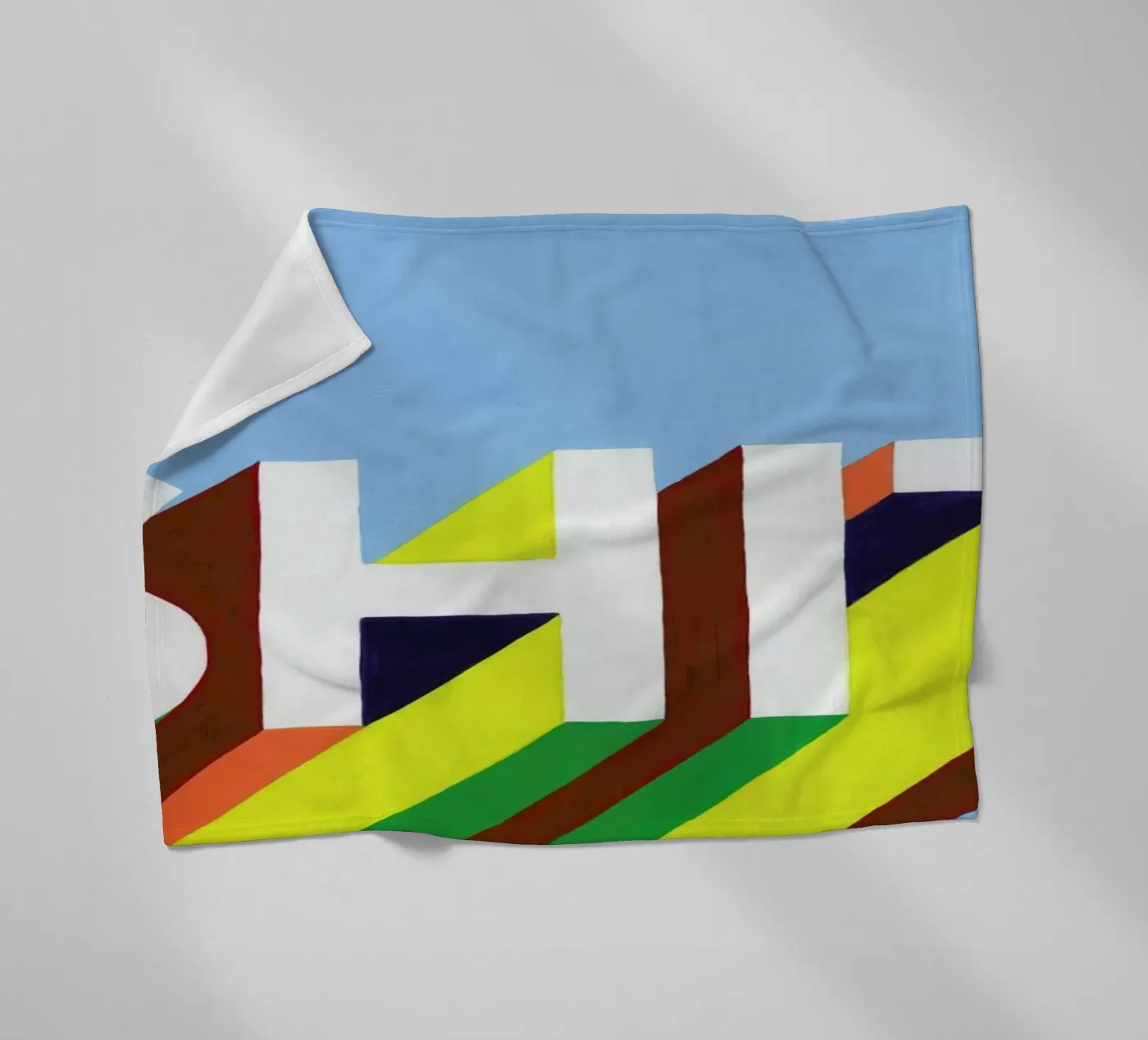 Shit fleece blanket by Famous When Dead