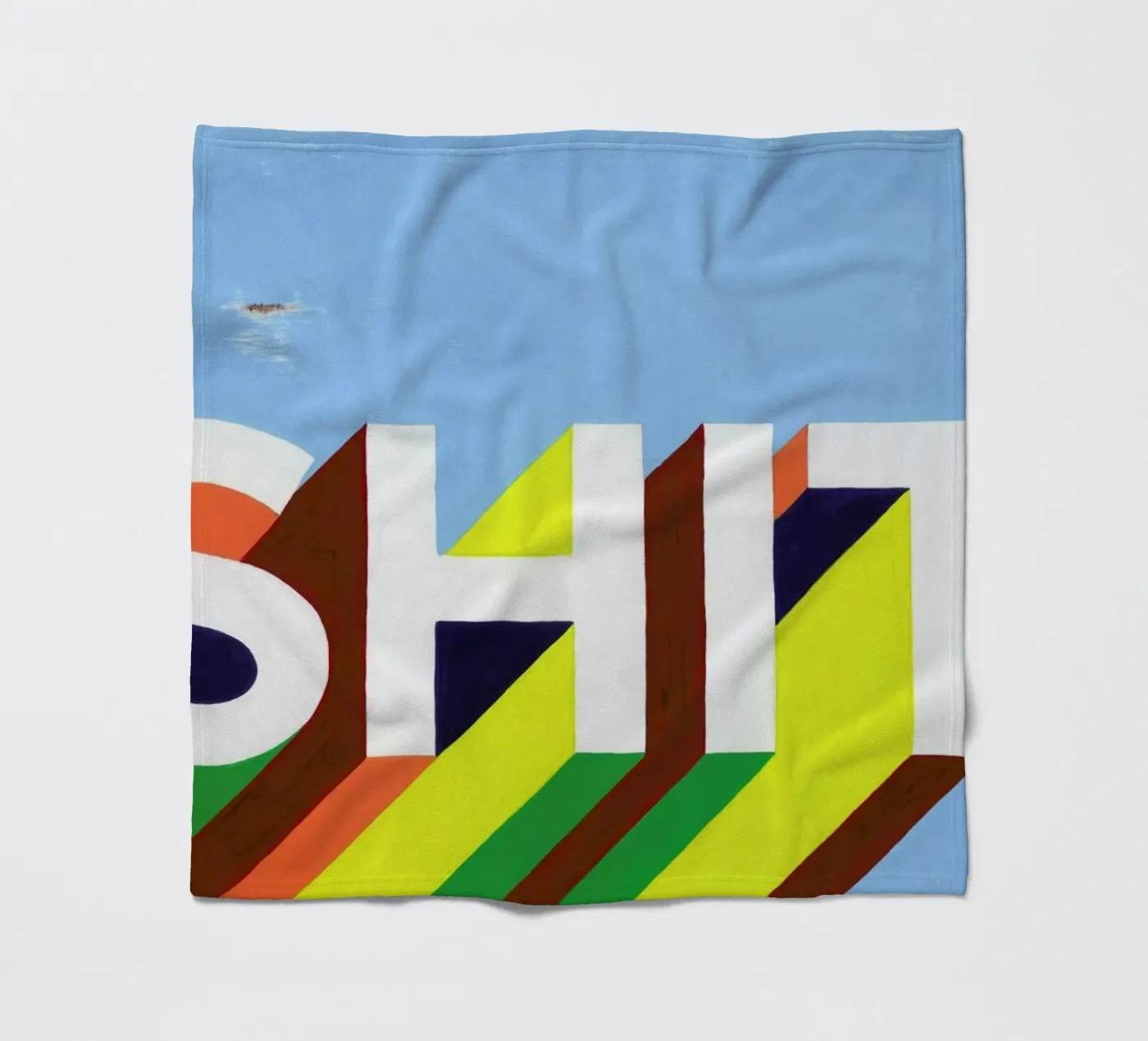 Shit fleece blanket by Famous When Dead