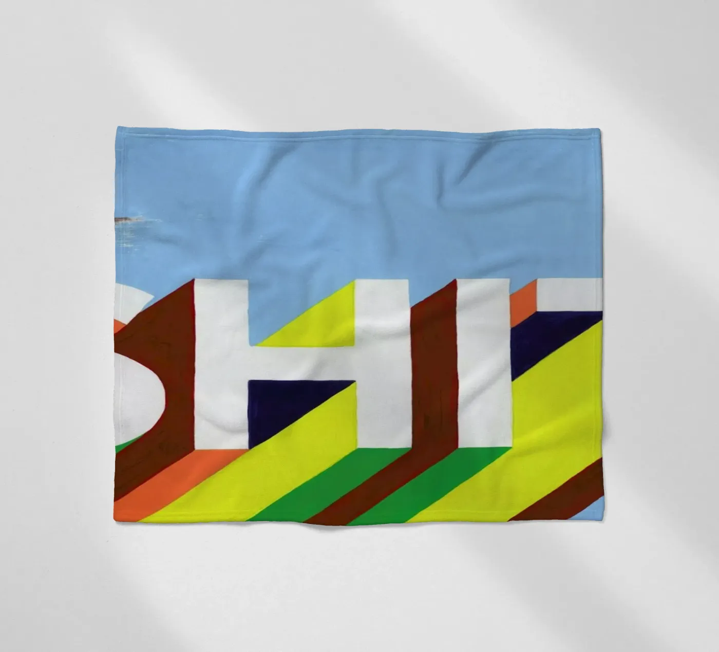 Shit fleece blanket by Famous When Dead