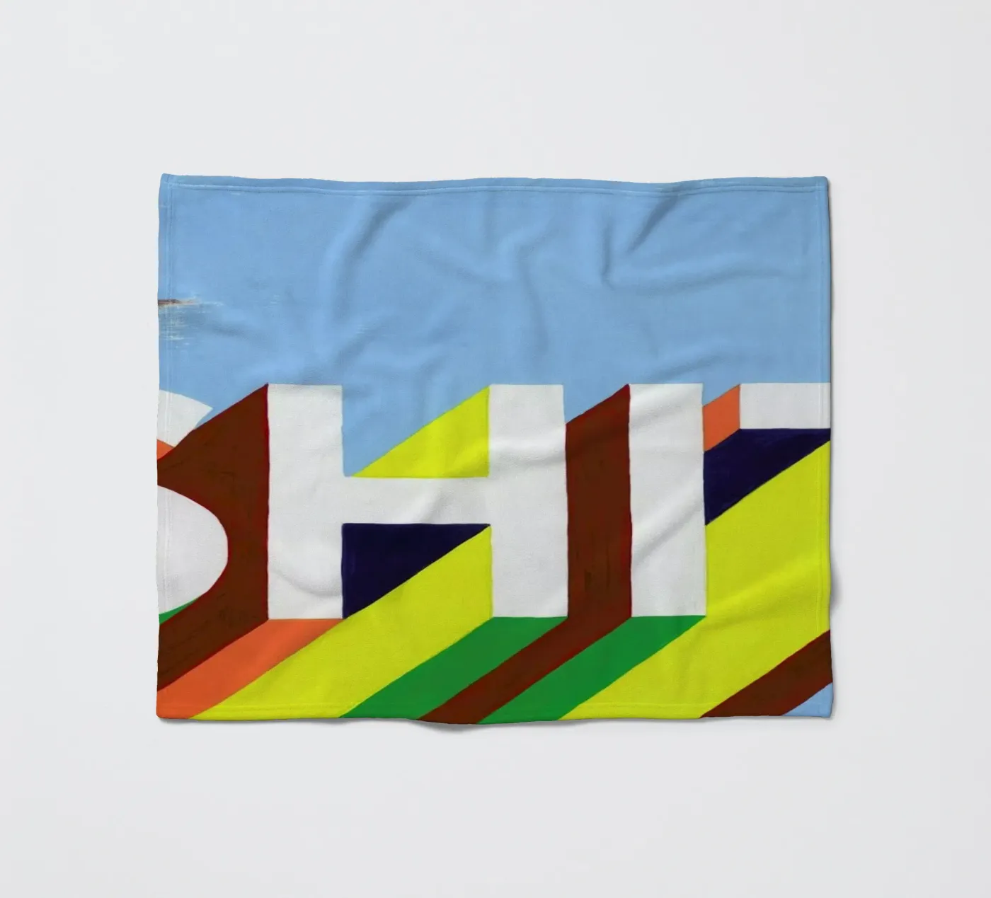 Shit fleece blanket by Famous When Dead