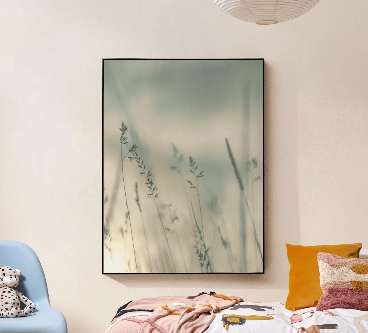 Grasses in the wind - Delicate natural atmosphere acrylic glass by Whole©