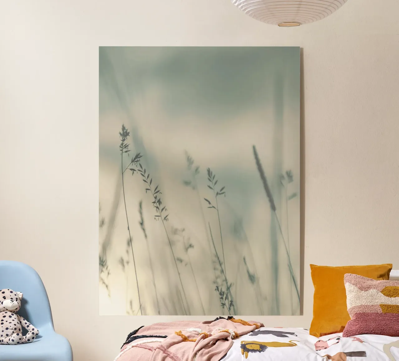 Grasses in the wind - Delicate natural atmosphere acrylic glass by Whole©