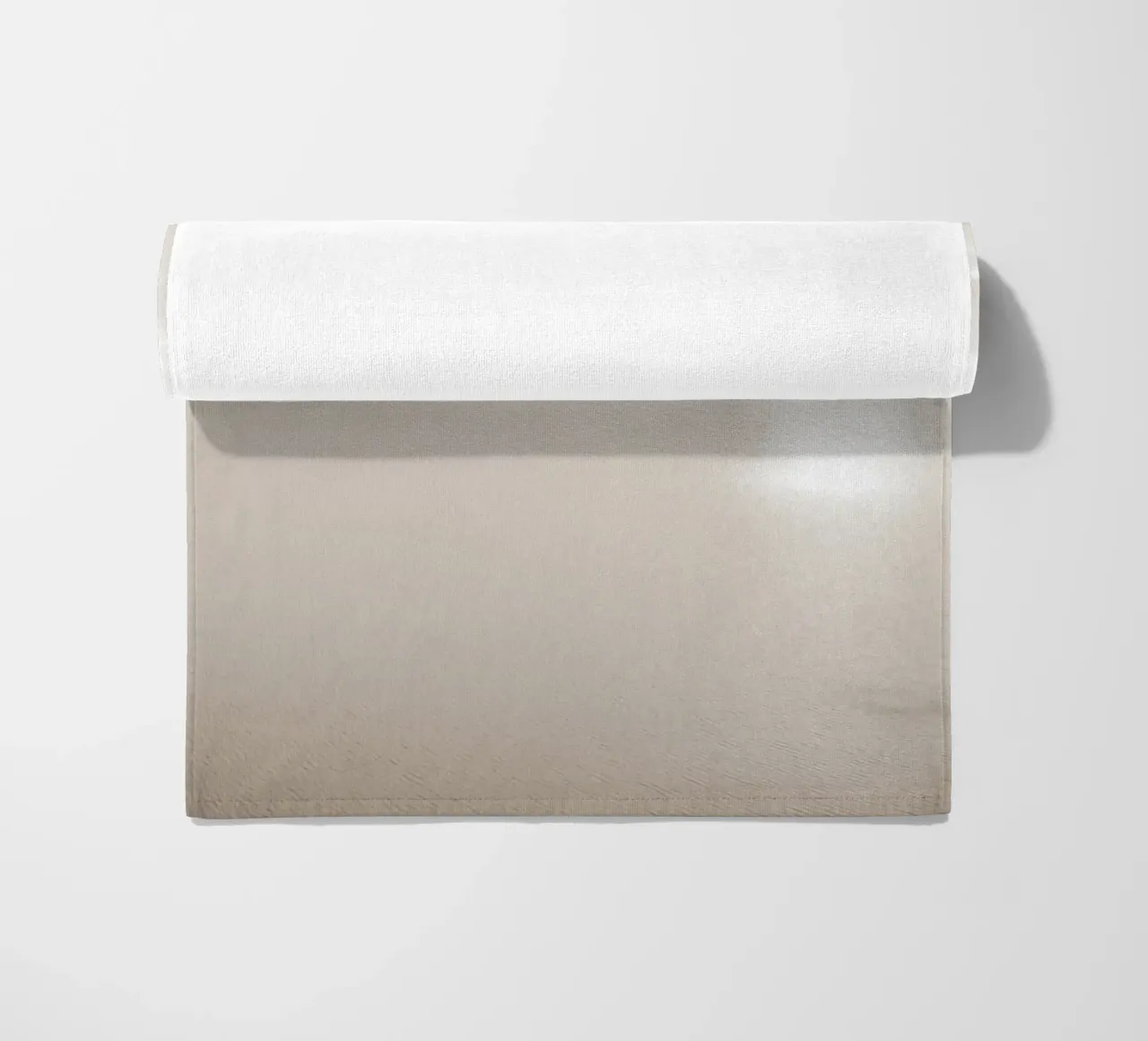 Quiet lake - calming natural atmosphere beach towel by Whole©