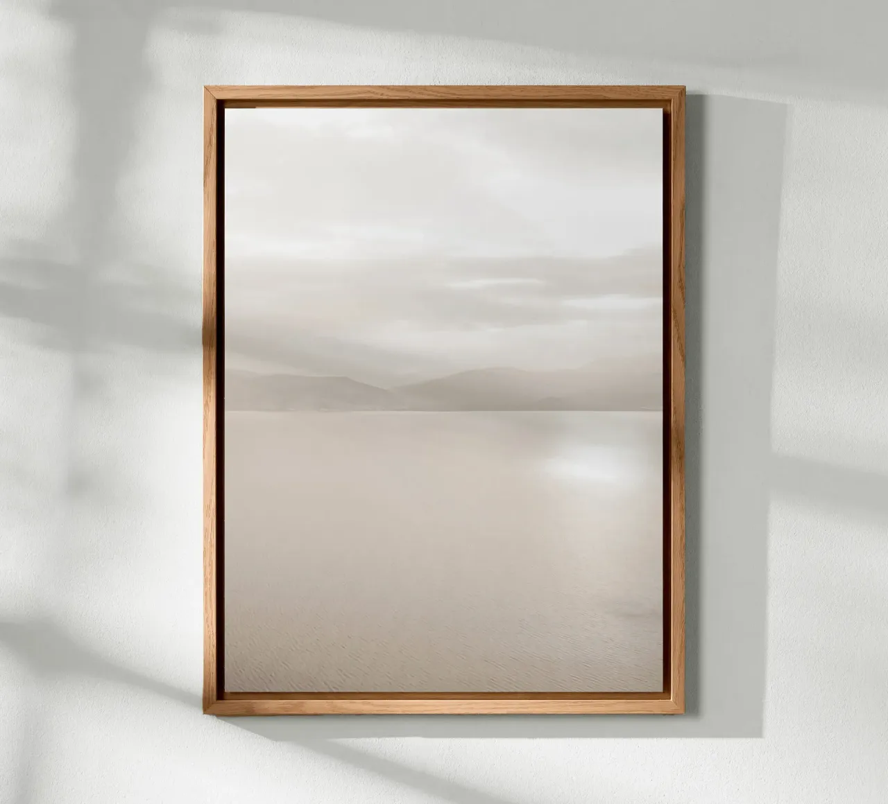 Quiet lake - calming natural atmosphere alu-dibond by Whole©