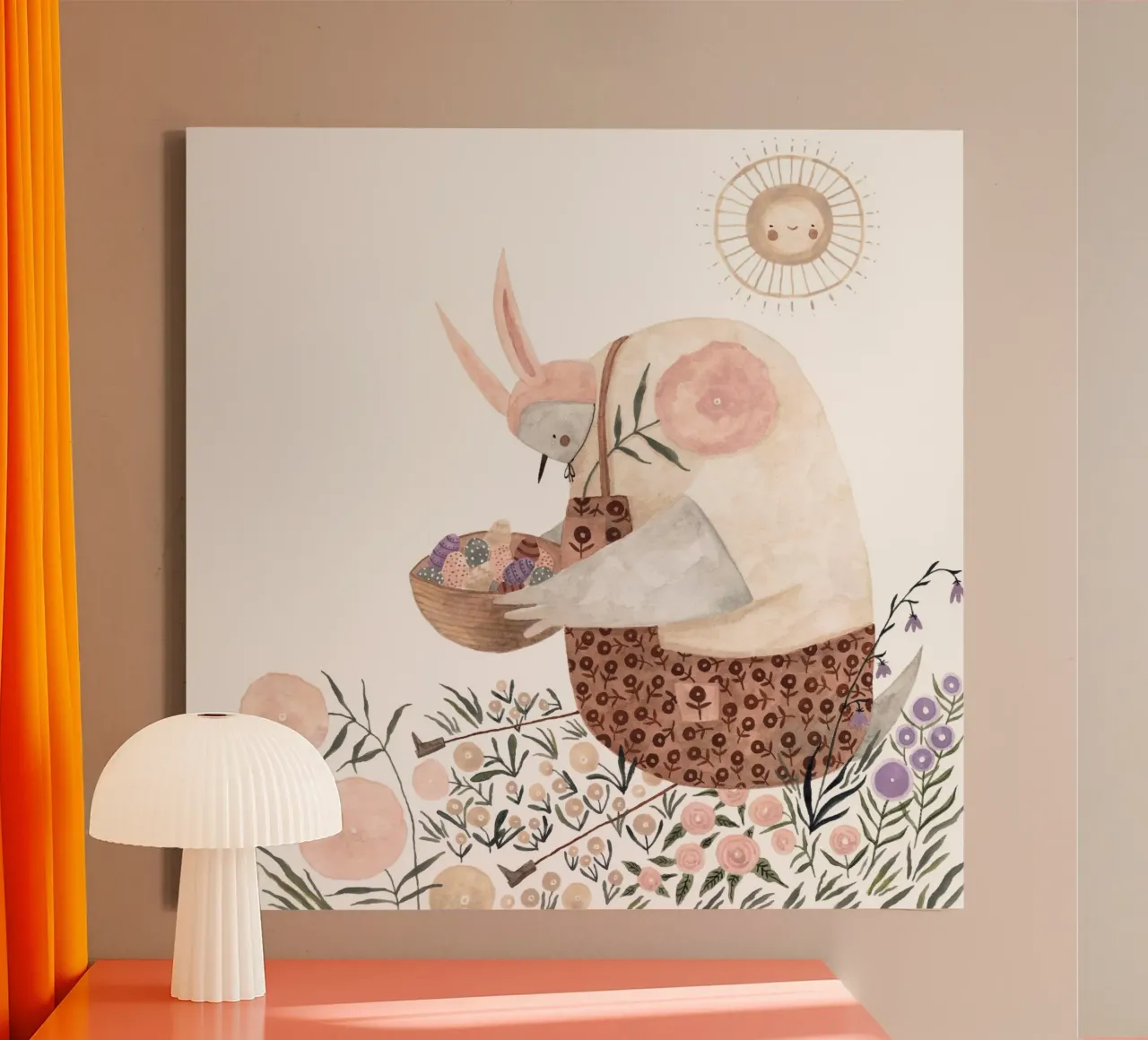 Claudia Voglhuber - Taube an Ostern tela con Cornice a cassetta da The Artcircle