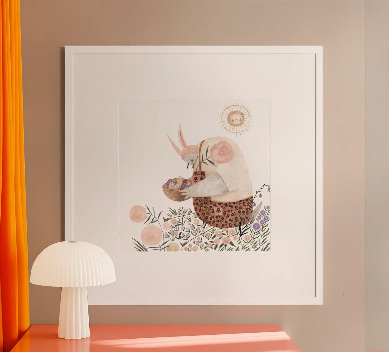 Claudia Voglhuber - Taube an Ostern Poster von The Artcircle