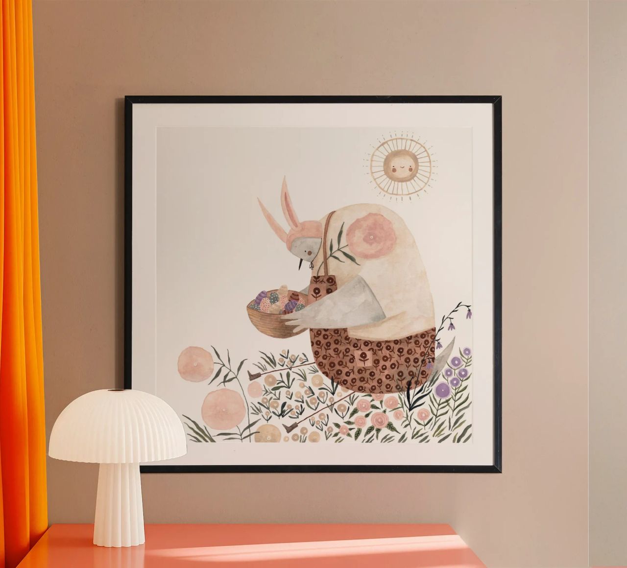 Claudia Voglhuber - Taube an Ostern Poster von The Artcircle