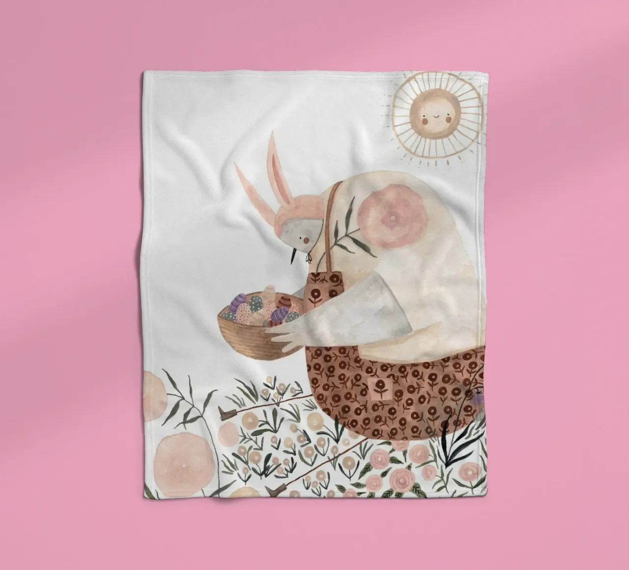 Claudia Voglhuber - Taube an Ostern coperta in pile da The Artcircle