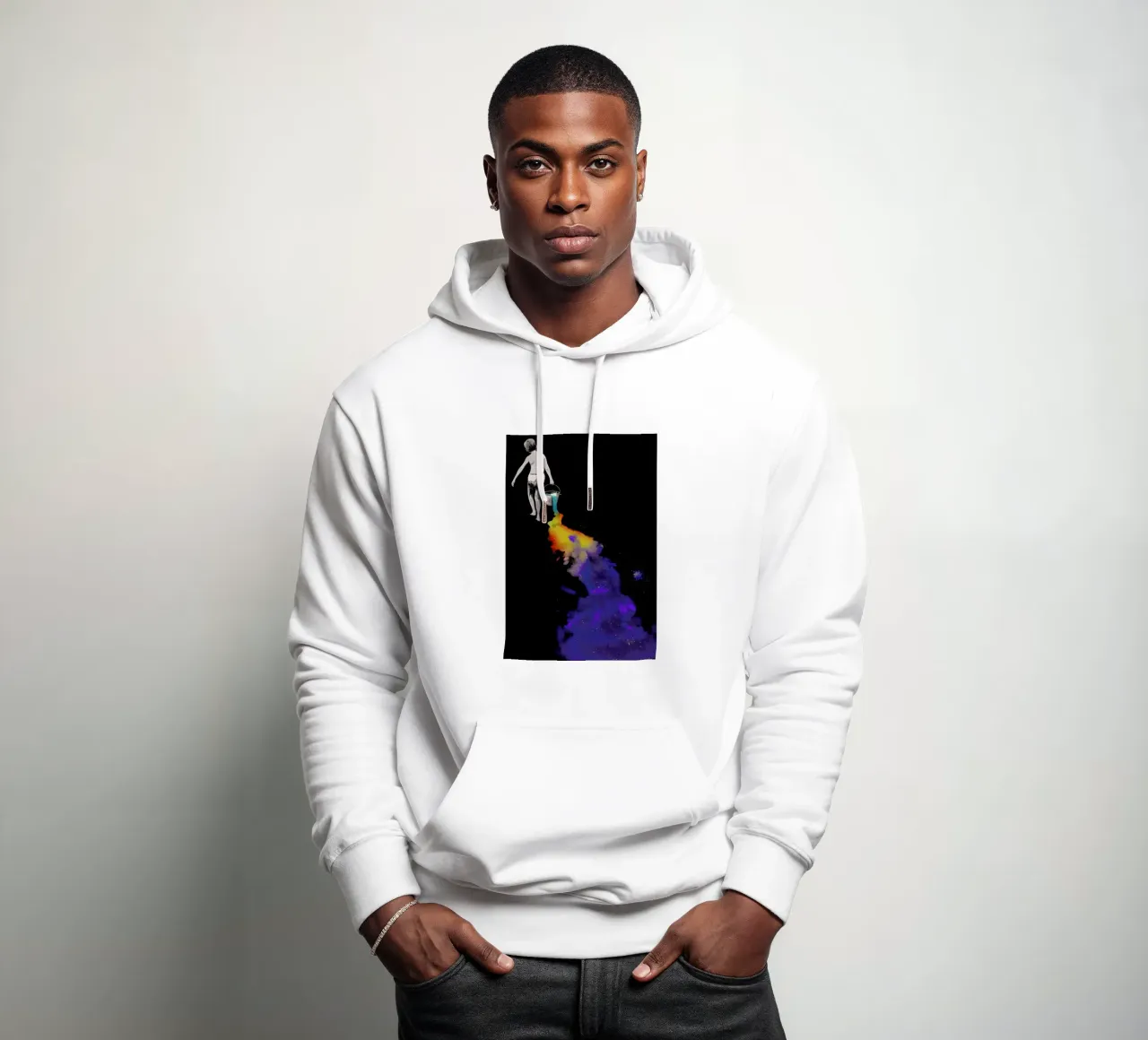 Building A Galaxy felpa con cappuccio da Matheus Lopes Castro