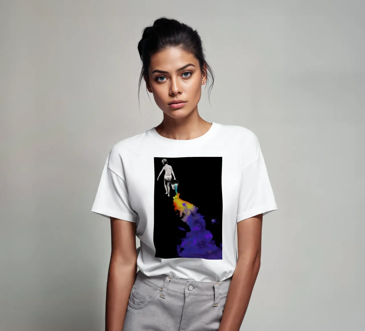 Building A Galaxy t-shirt da Matheus Lopes Castro