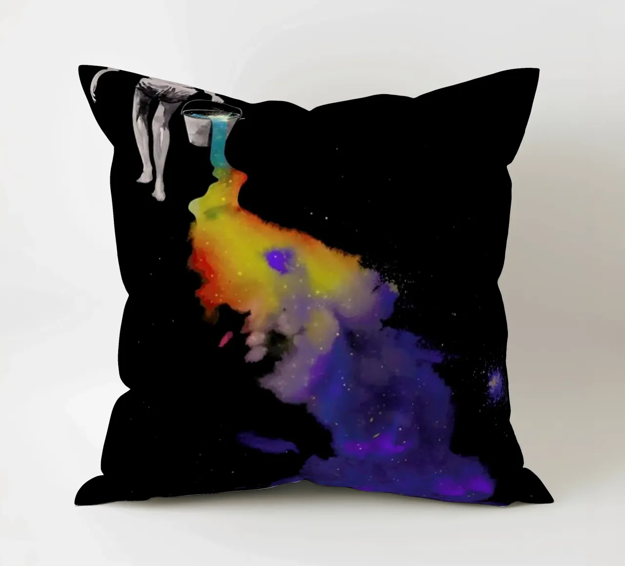Building A Galaxy cuscino da Matheus Lopes Castro