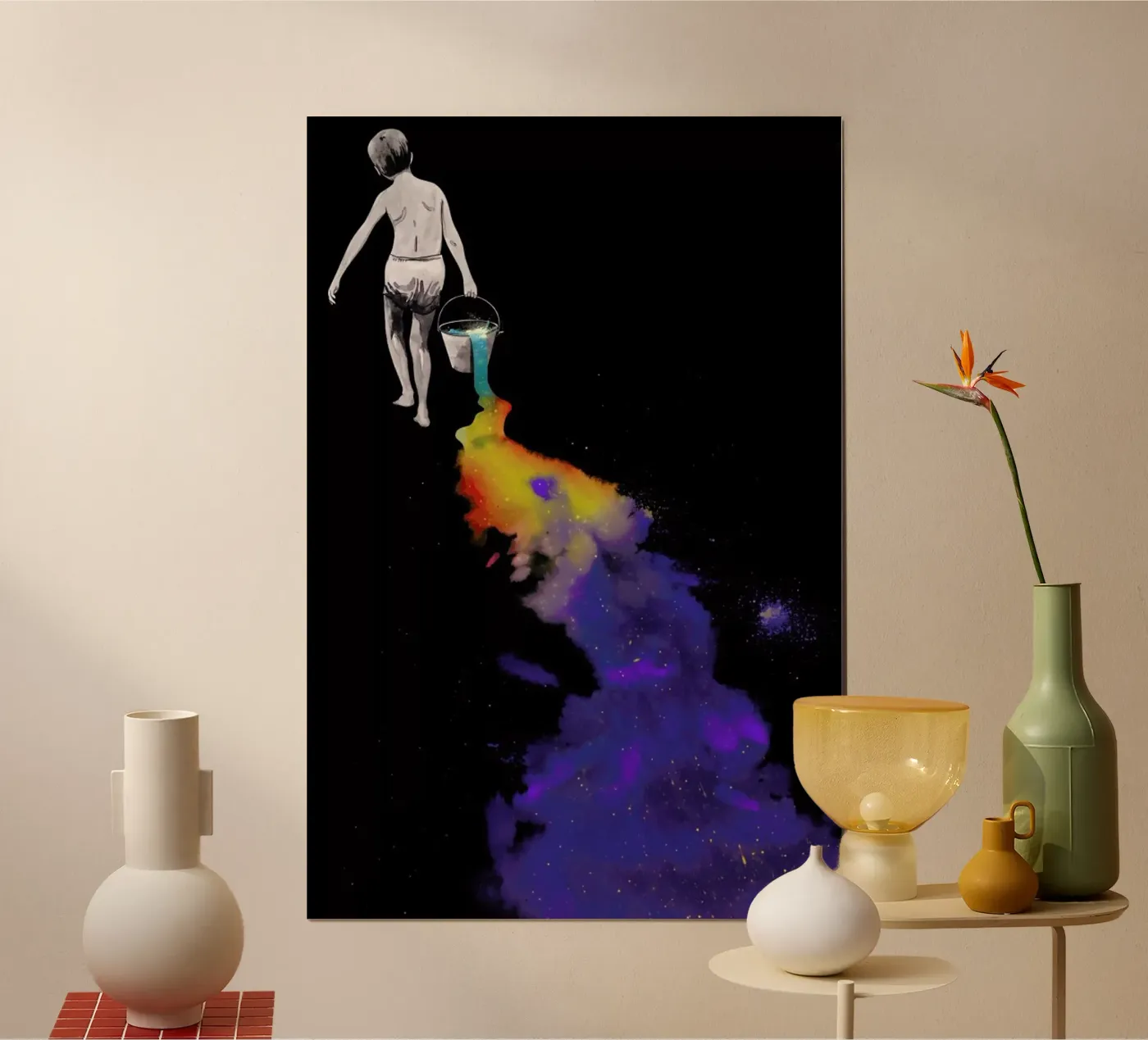 Building A Galaxy poster da Matheus Lopes Castro