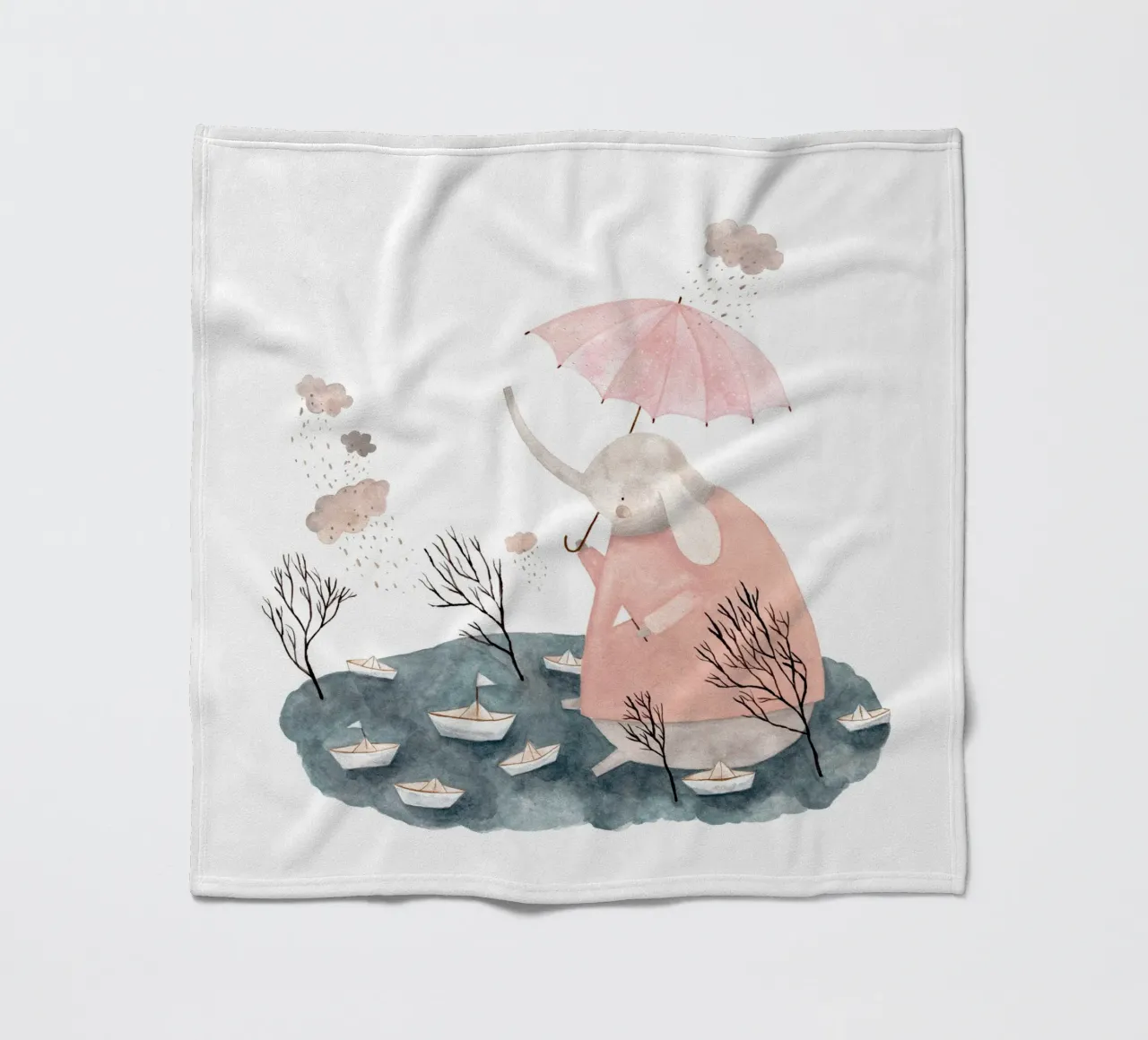 Claudia Voglhuber - Regentage coperta in pile da The Artcircle
