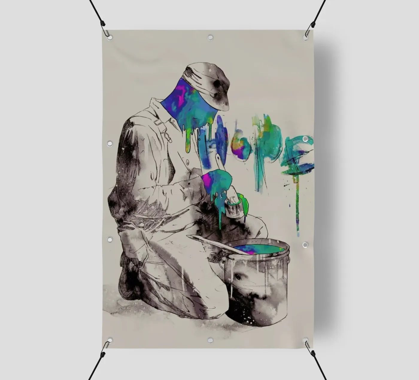 Dedication telo in pvc da Matheus Lopes Castro