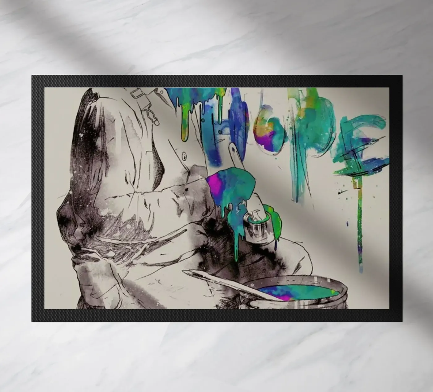 Dedication Fußmatte von Matheus Lopes Castro