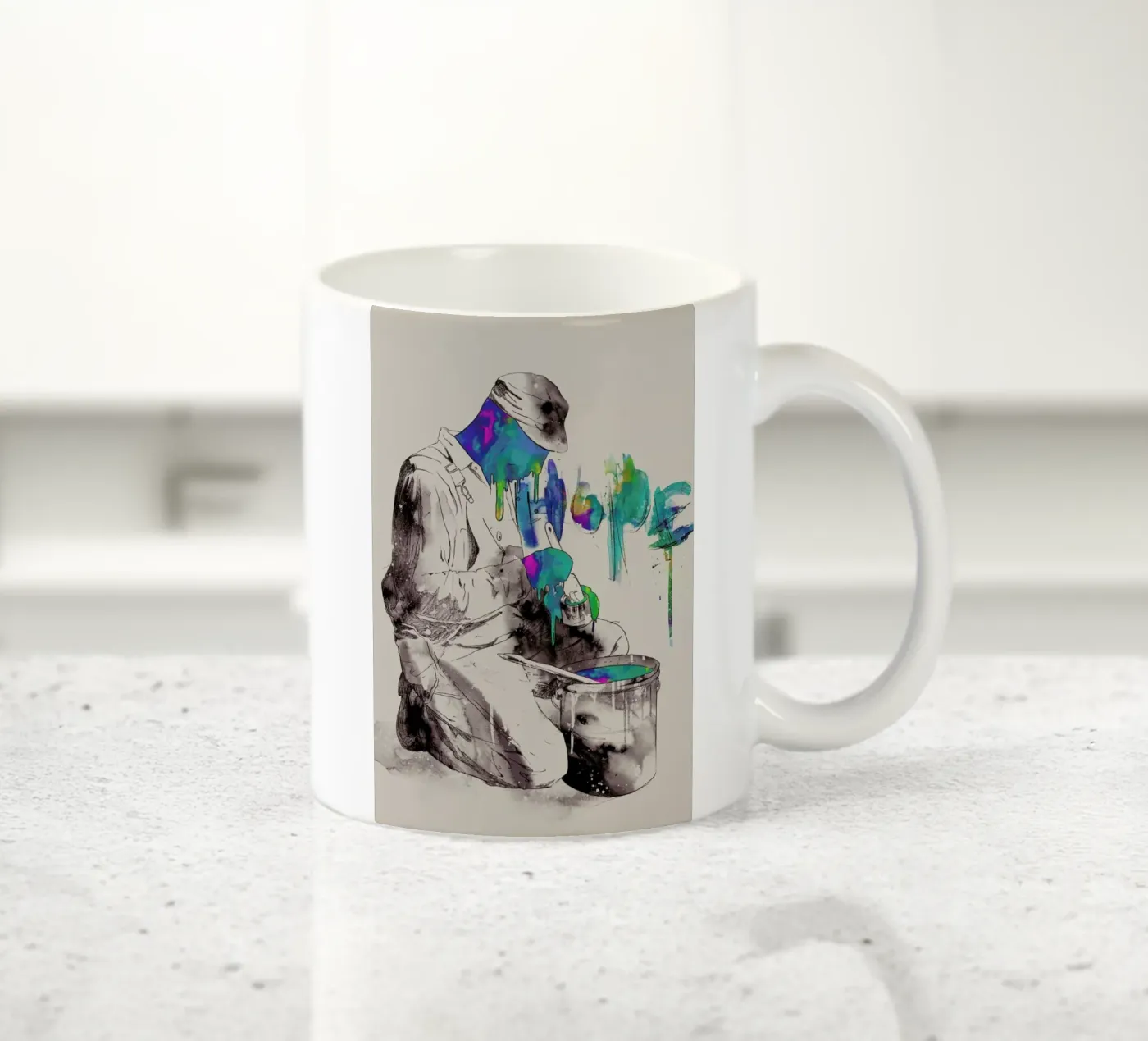 Dedication ceramic mug by Matheus Lopes Castro