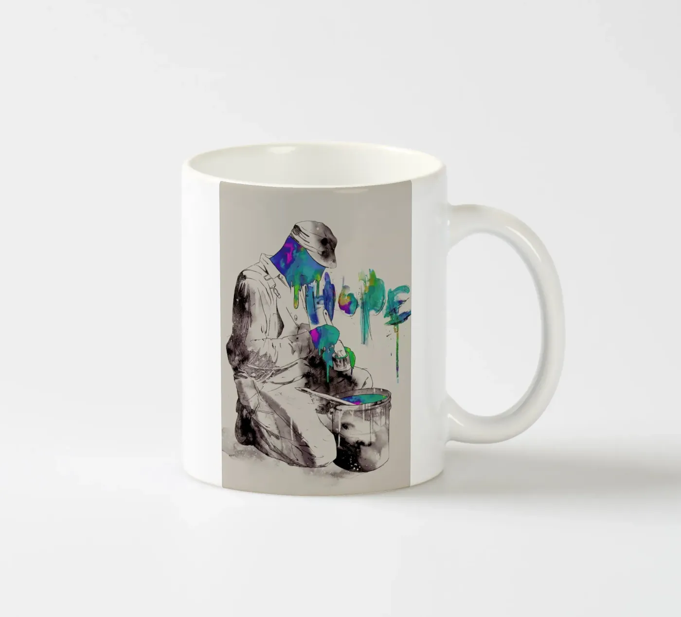 Dedication ceramic mug by Matheus Lopes Castro
