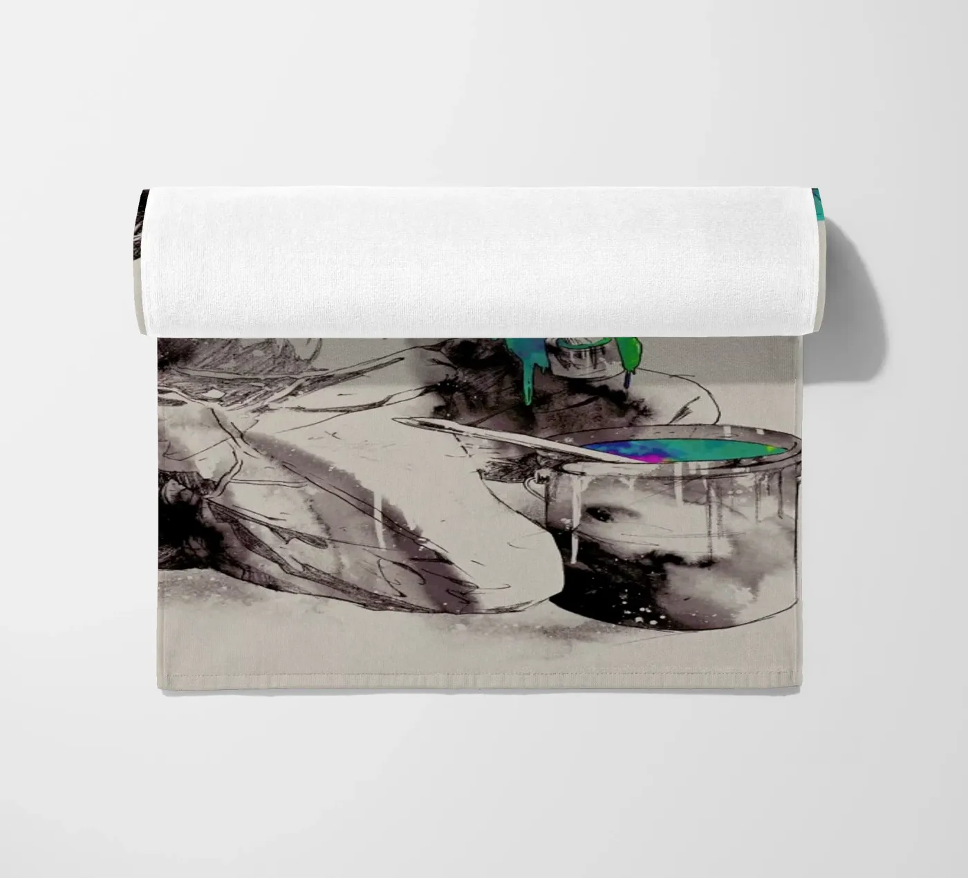 Dedication strandhanddoek van Matheus Lopes Castro