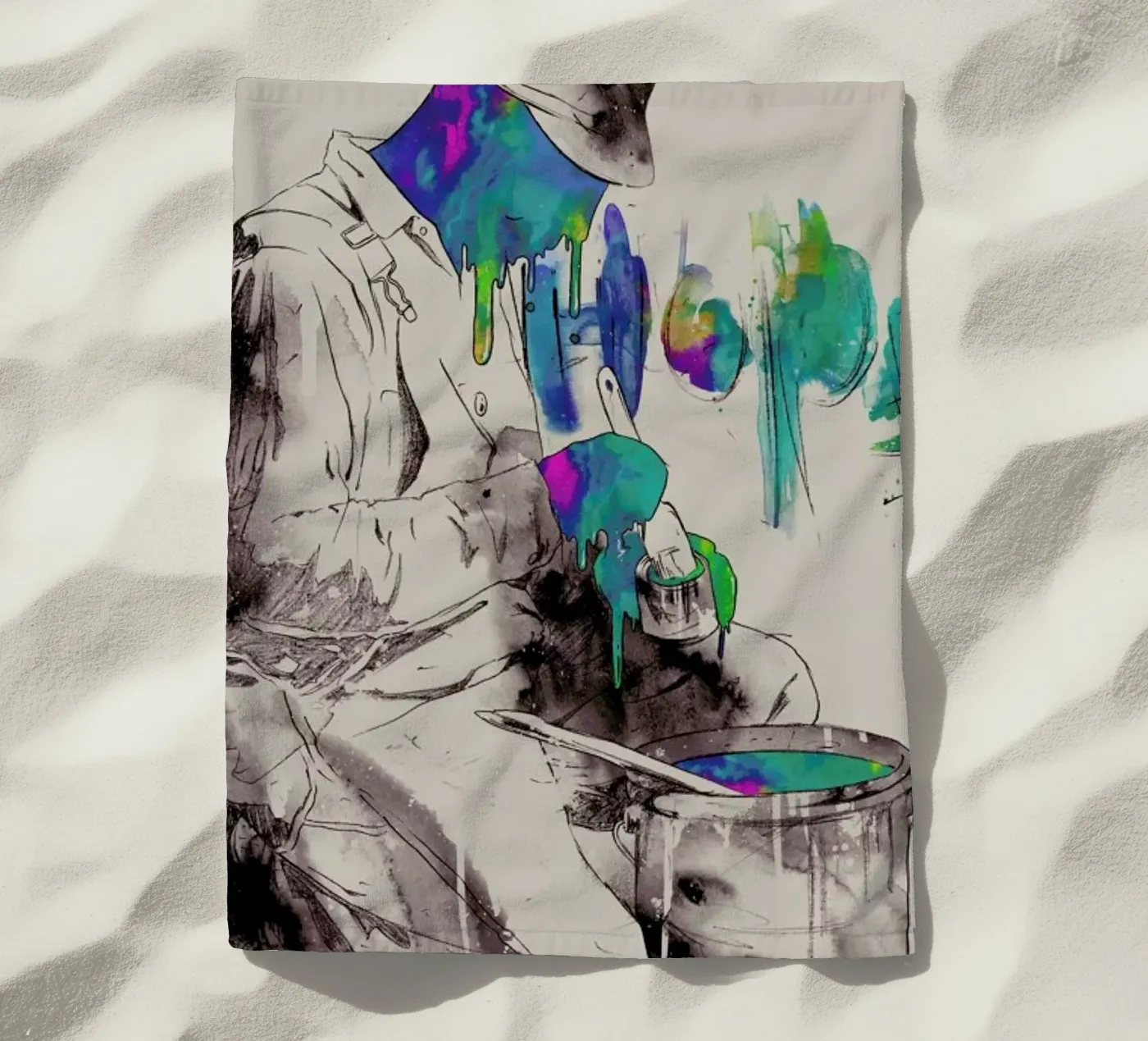 Dedication strandhanddoek van Matheus Lopes Castro