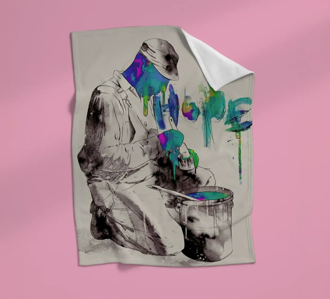 Dedication fleecedeken van Matheus Lopes Castro