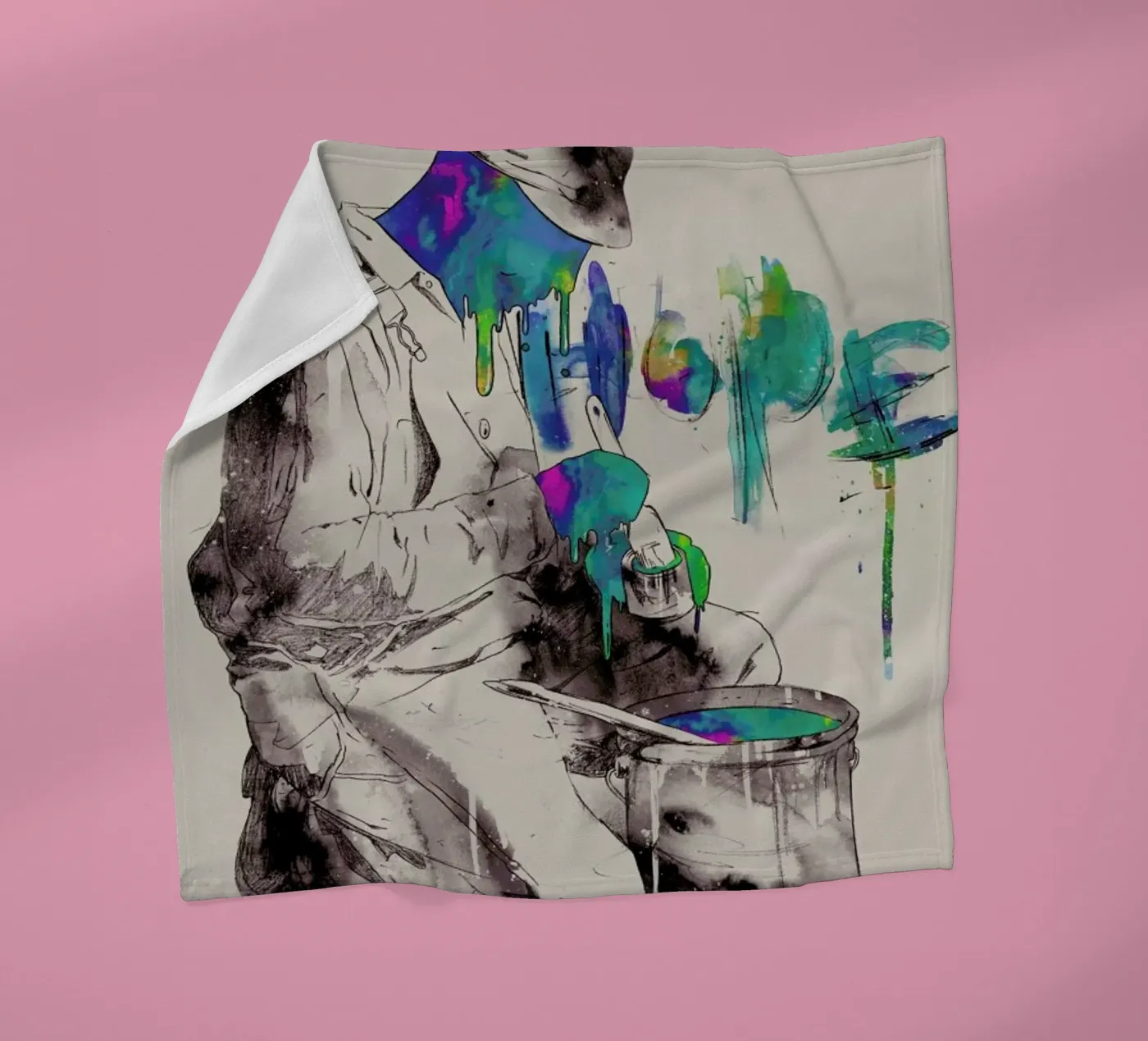 Dedication fleecedeken van Matheus Lopes Castro