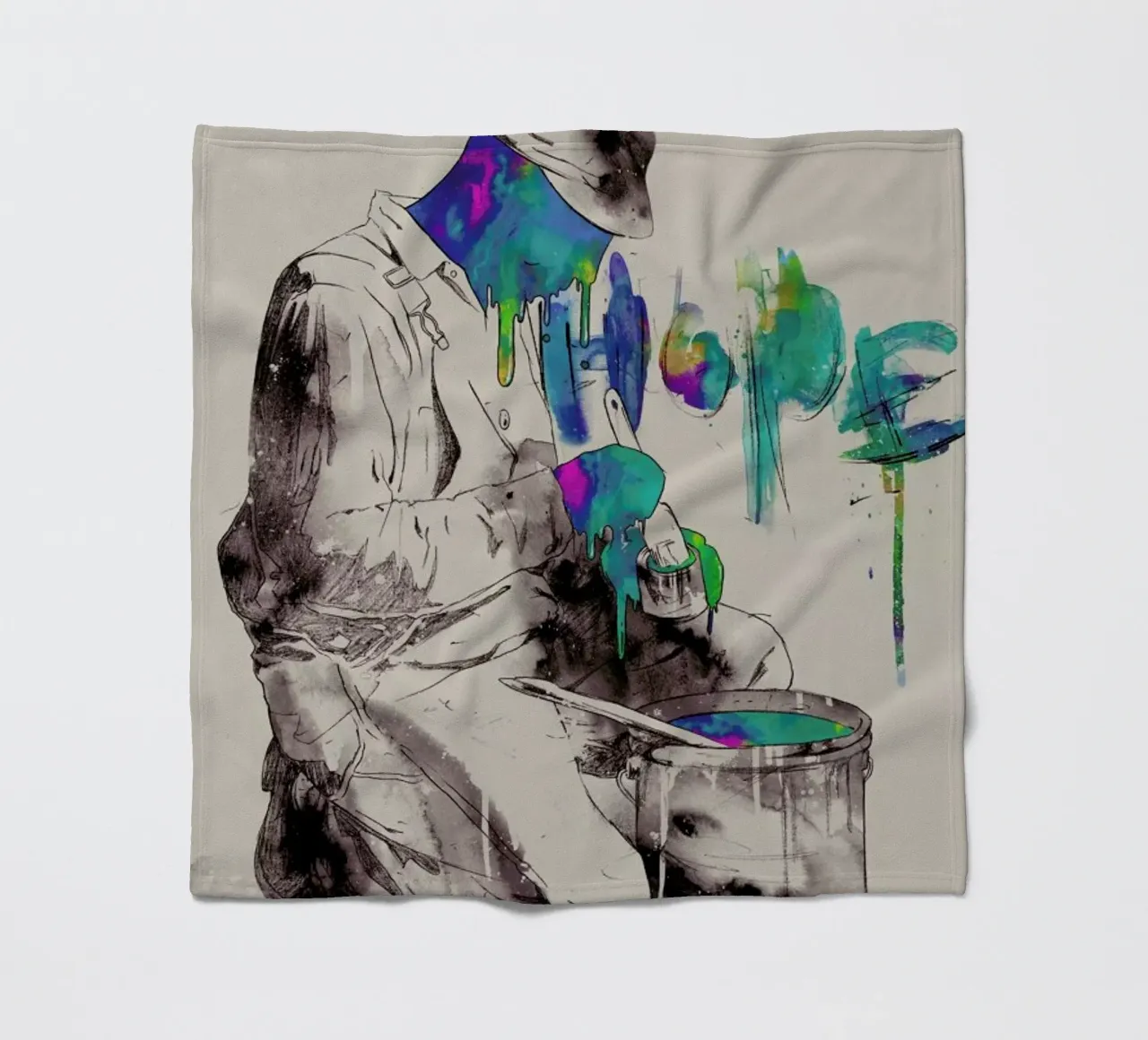 Dedication fleecedeken van Matheus Lopes Castro