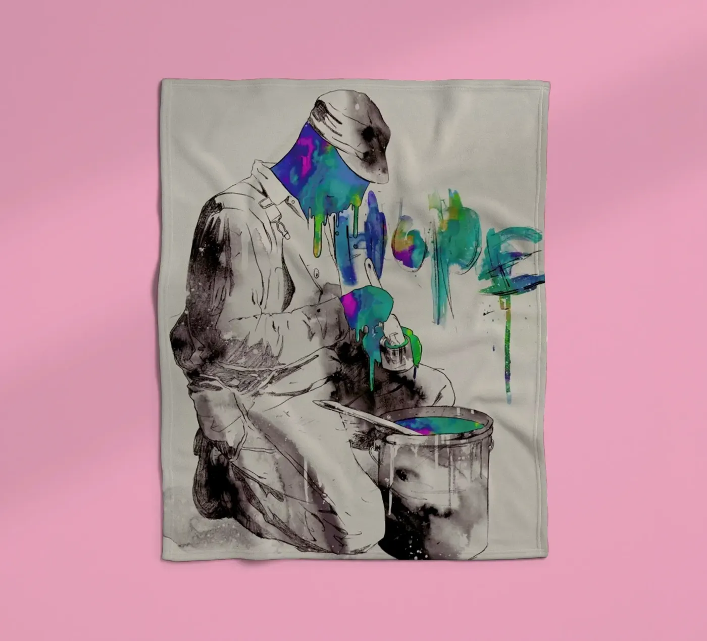 Dedication fleecedeken van Matheus Lopes Castro