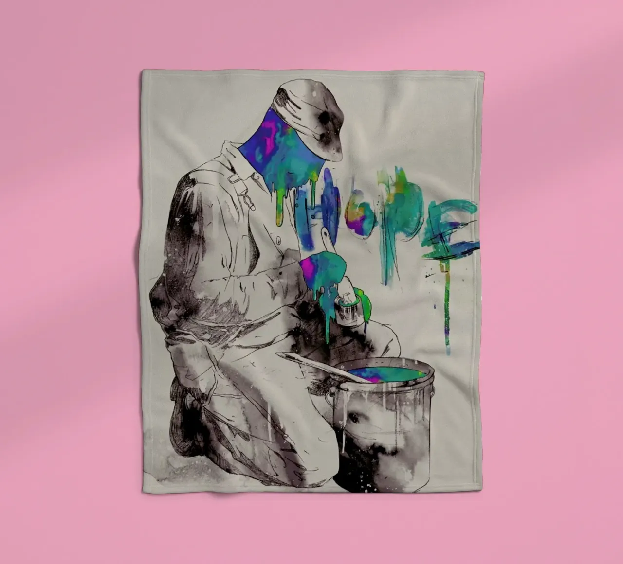 Dedication fleecedeken van Matheus Lopes Castro