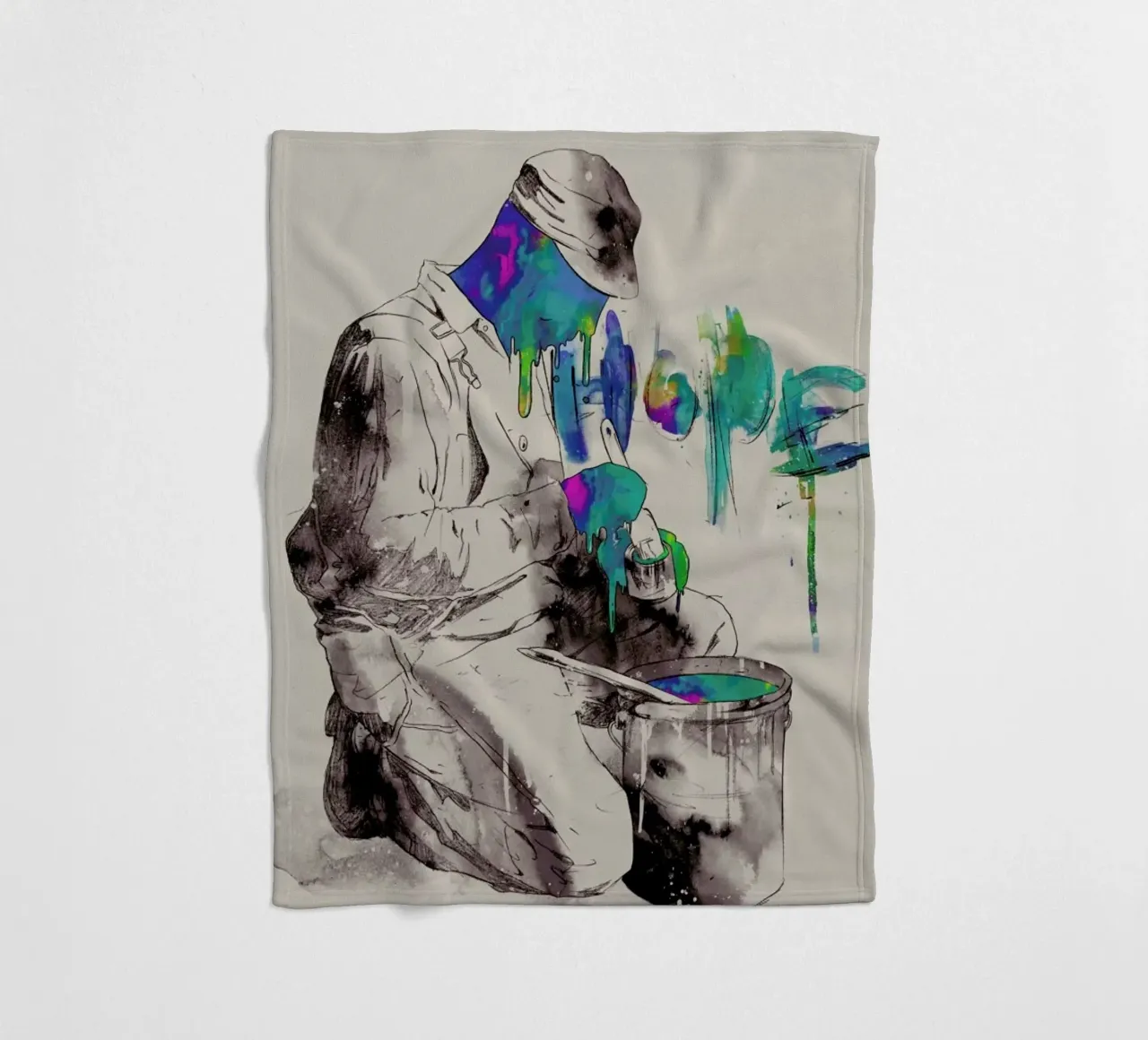 Dedication fleecedeken van Matheus Lopes Castro