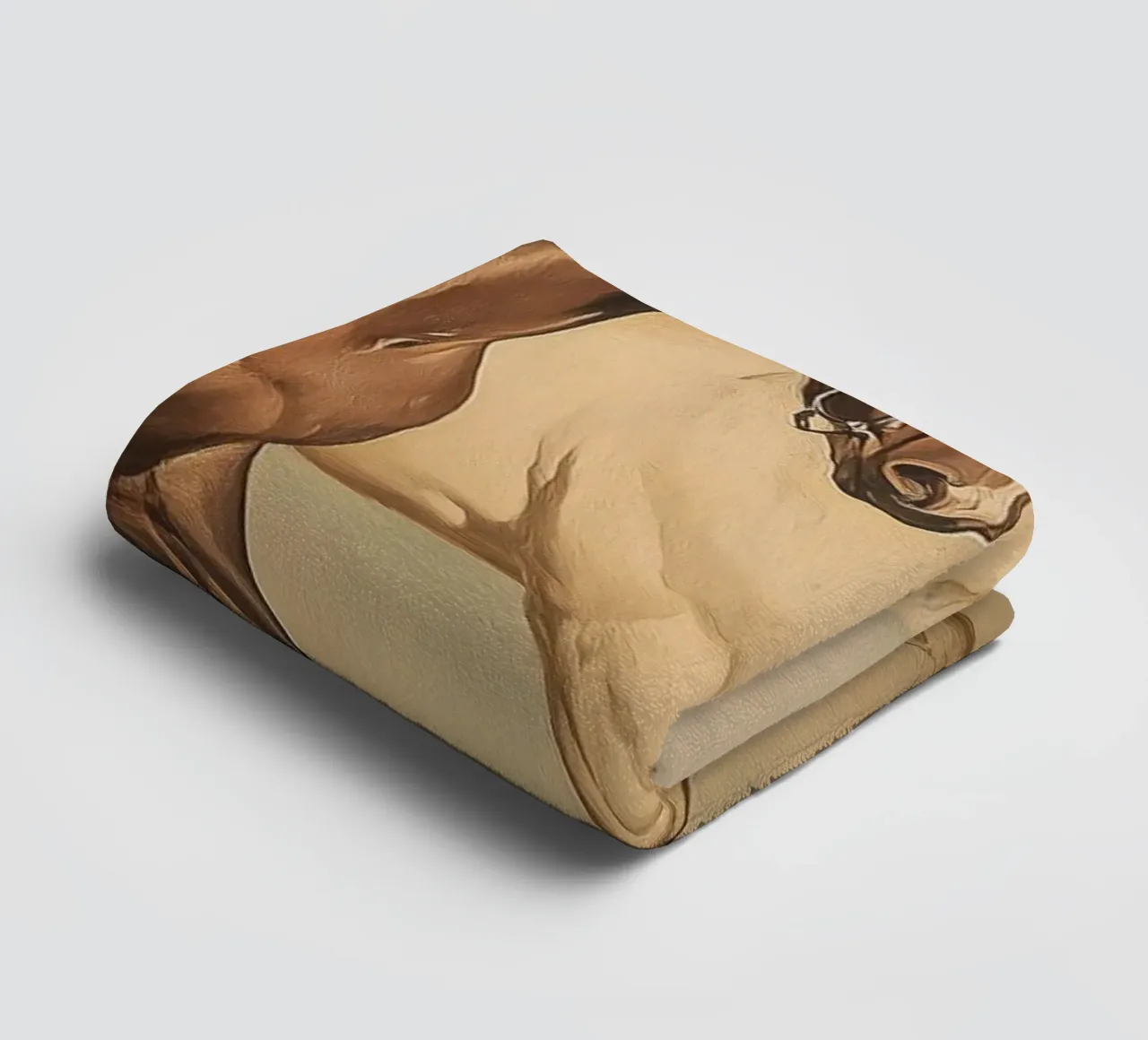 Horses Galloping towel by Melloi Art Print
