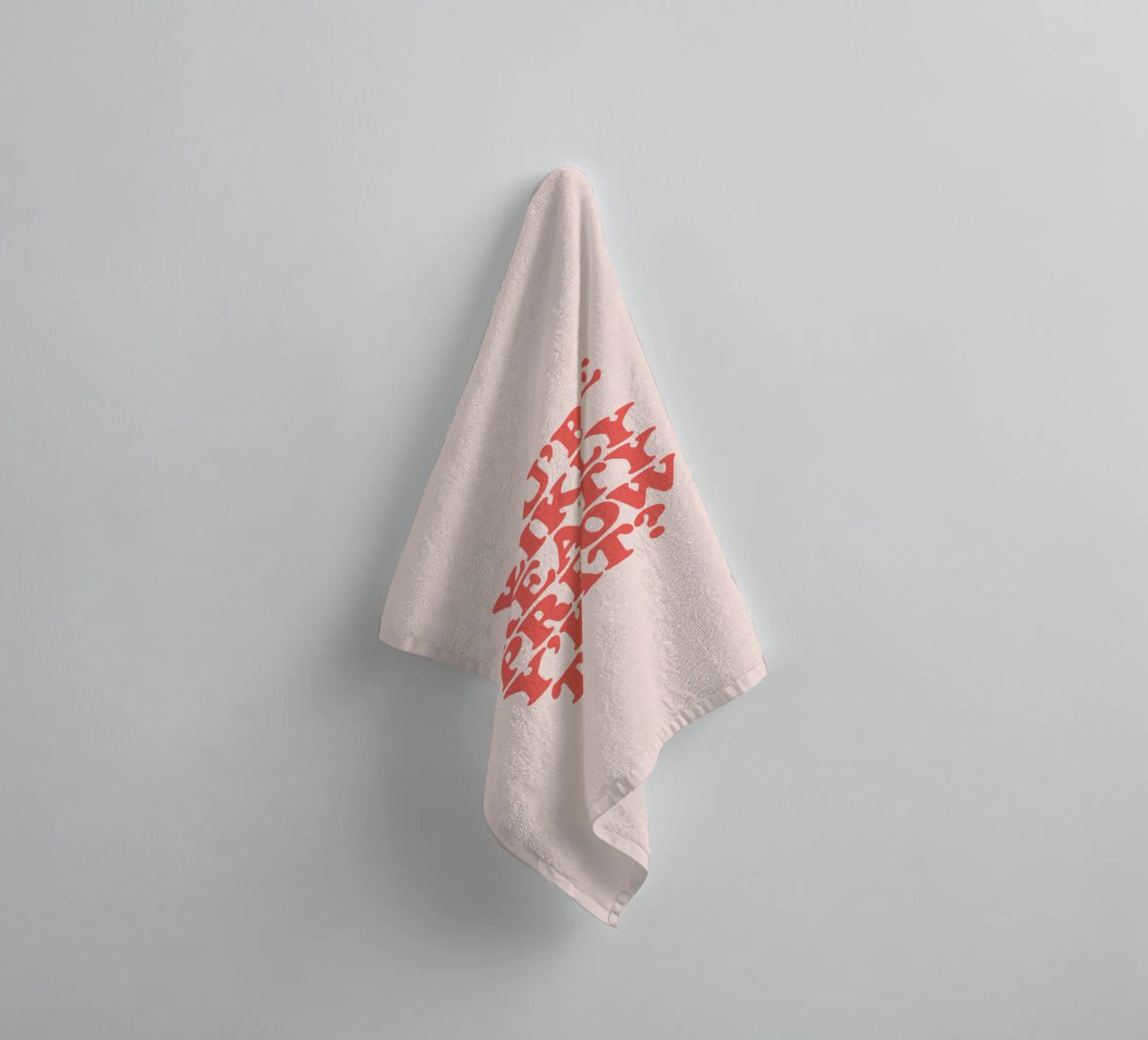 You're Like Really Pretty Y'Know That Typografie Design serviette de bain de THE MOTIVATED TYPE