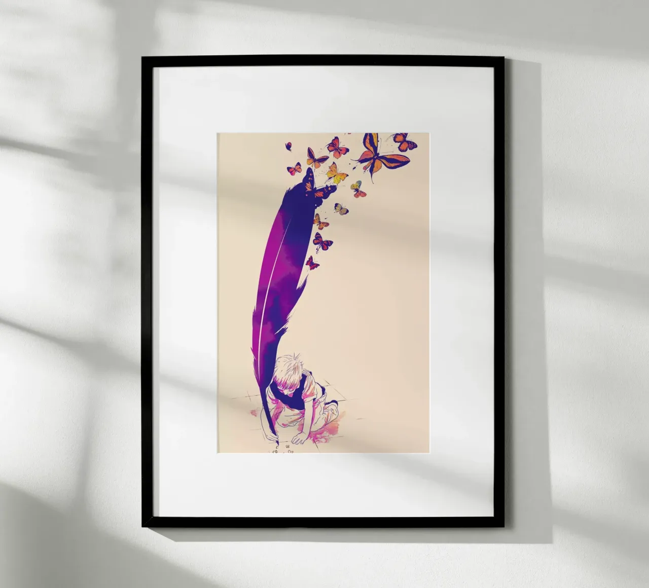 Unlimited poster con telaio in legno da Matheus Lopes Castro