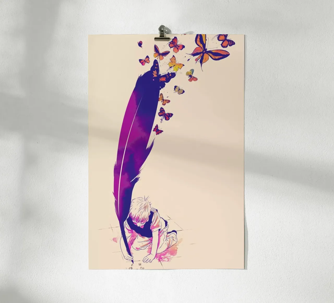 Unlimited poster con telaio in legno da Matheus Lopes Castro