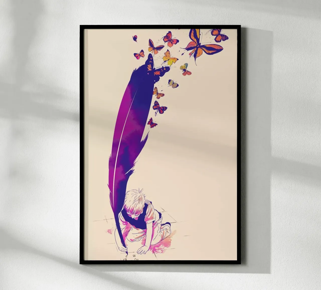 Unlimited poster con telaio in legno da Matheus Lopes Castro