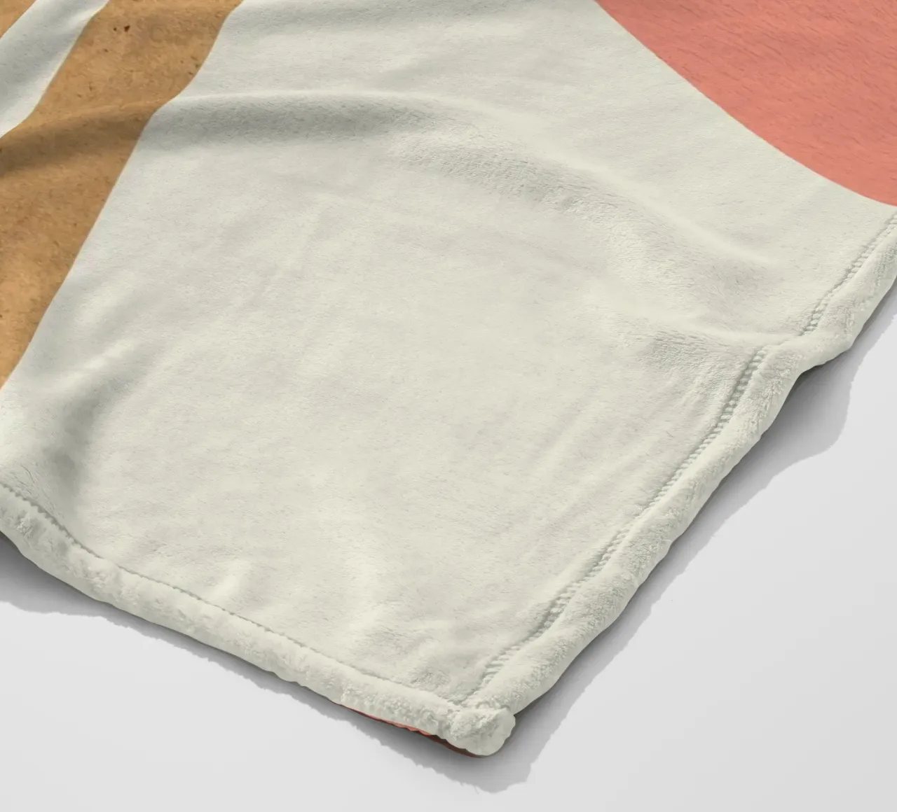Arcobaleno rosa e oro di metà secolo coperta in pile da MoonlightPrint