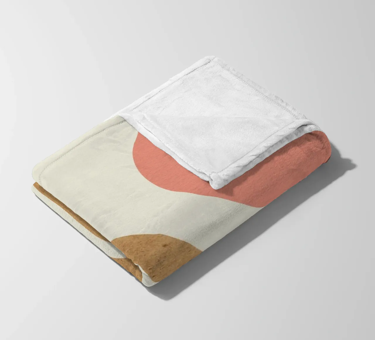Arcobaleno rosa e oro di metà secolo coperta in pile da MoonlightPrint