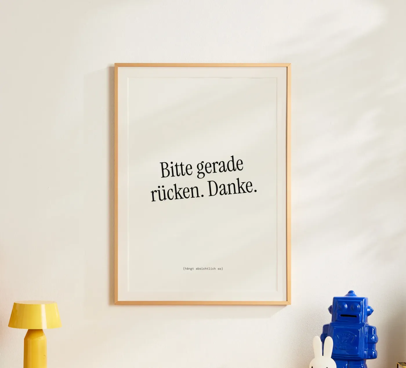 gerade poster by Alina