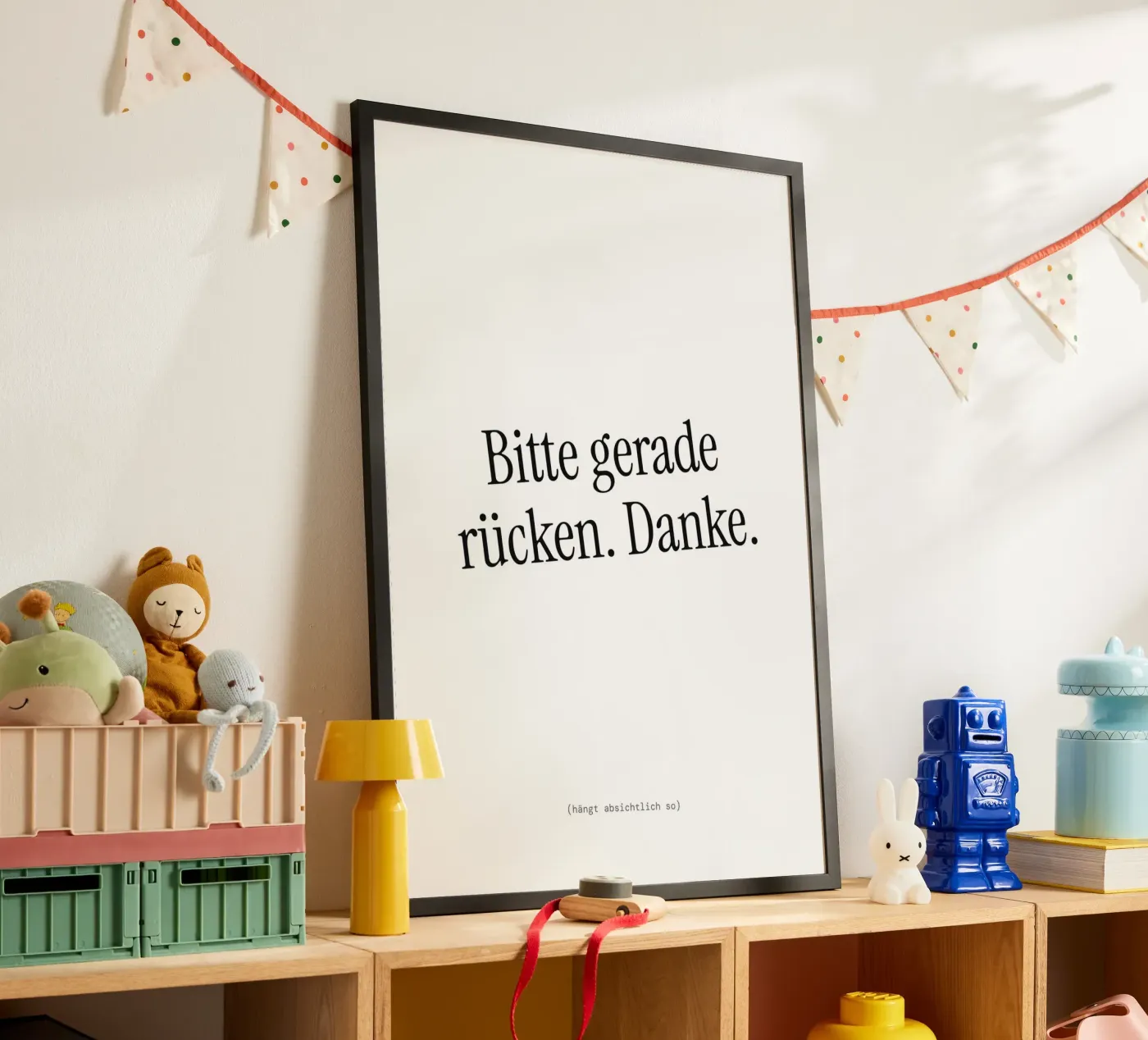 gerade poster by Alina