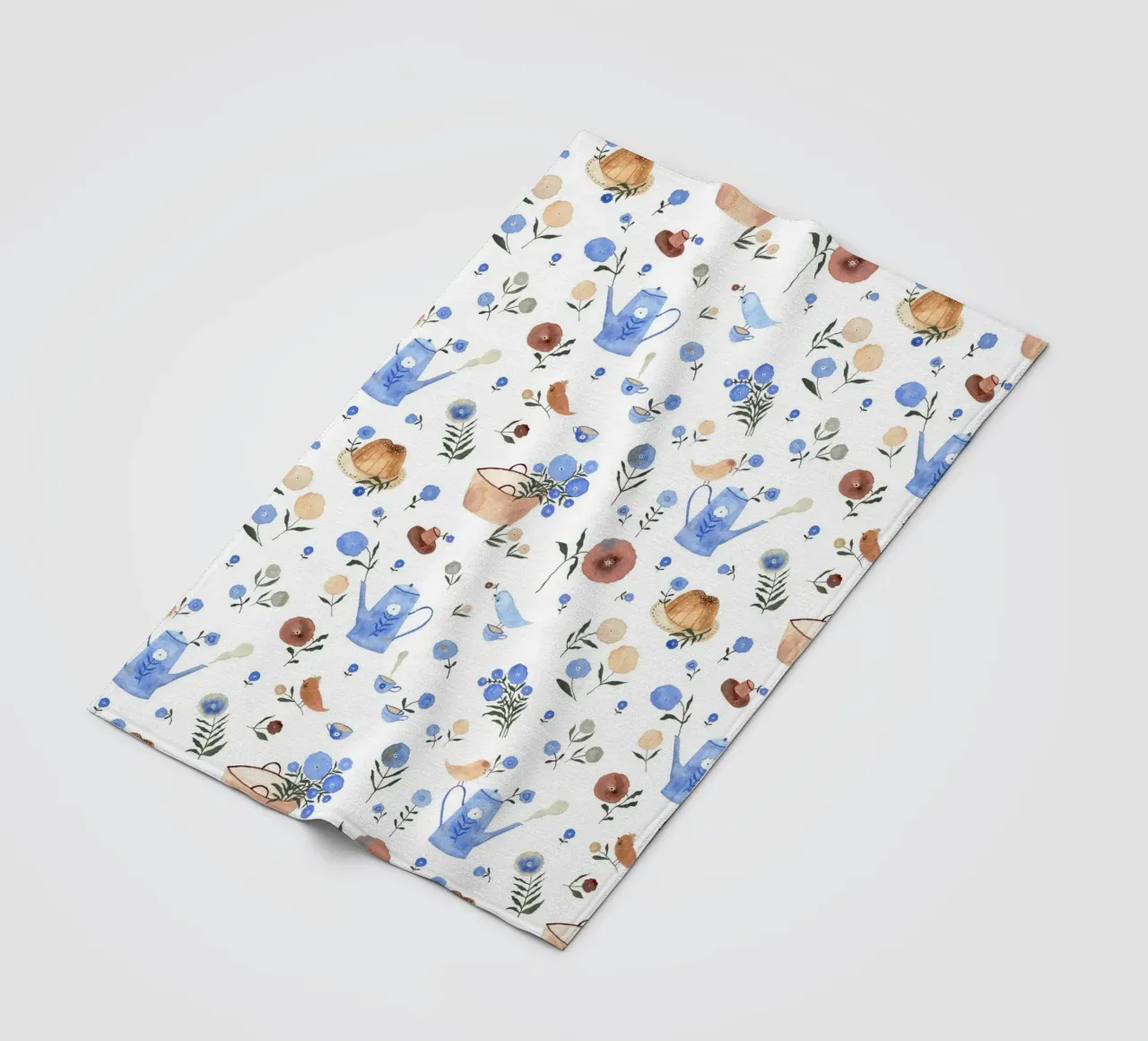 Claudia Voglhuber - Teezeit Muster coperta in pile da The Artcircle