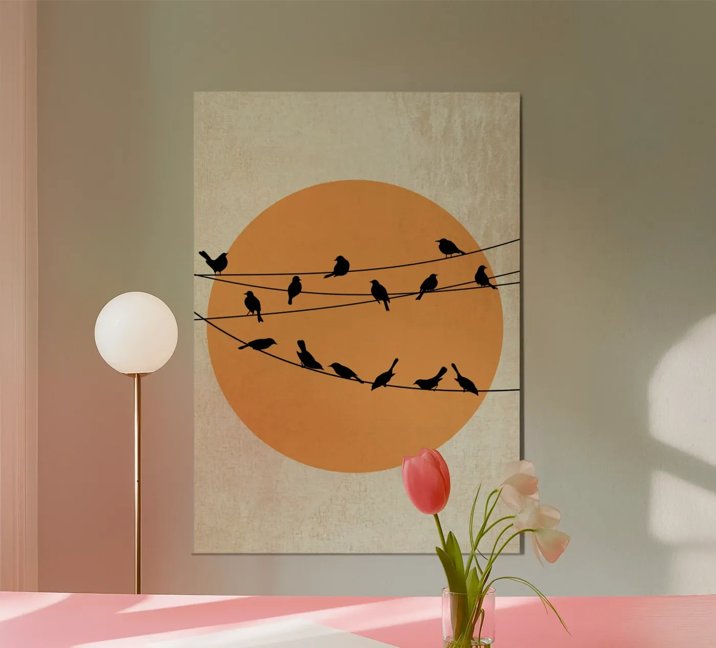 Sunset Silhouettes poster by DesignArt