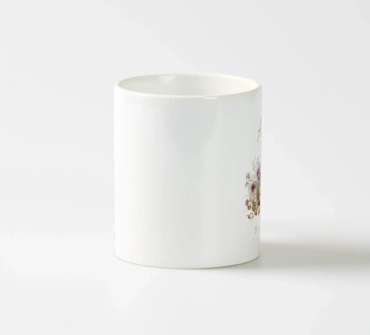 Waschbär und Eichhörnchen tazza in ceramica da Ohkimiko