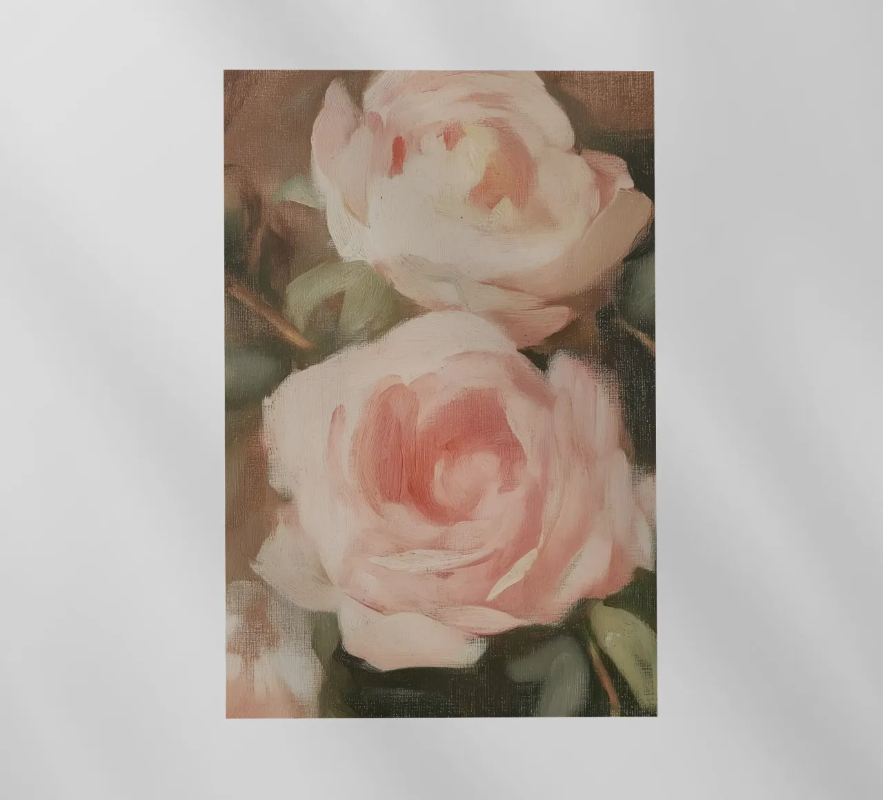 Rose rosa pellicola backlit da Melloi Art Print