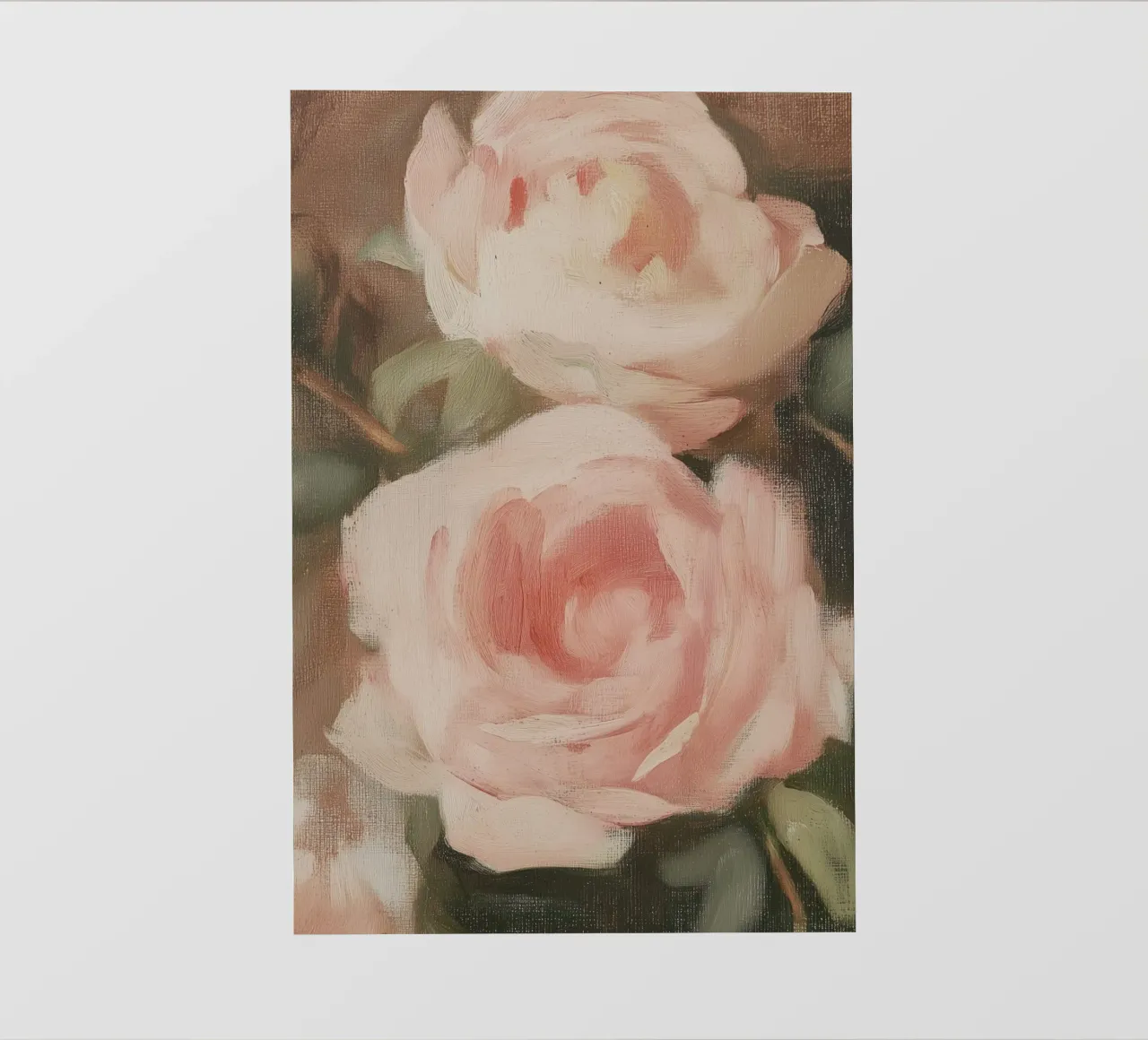 Rose rosa pellicola backlit da Melloi Art Print