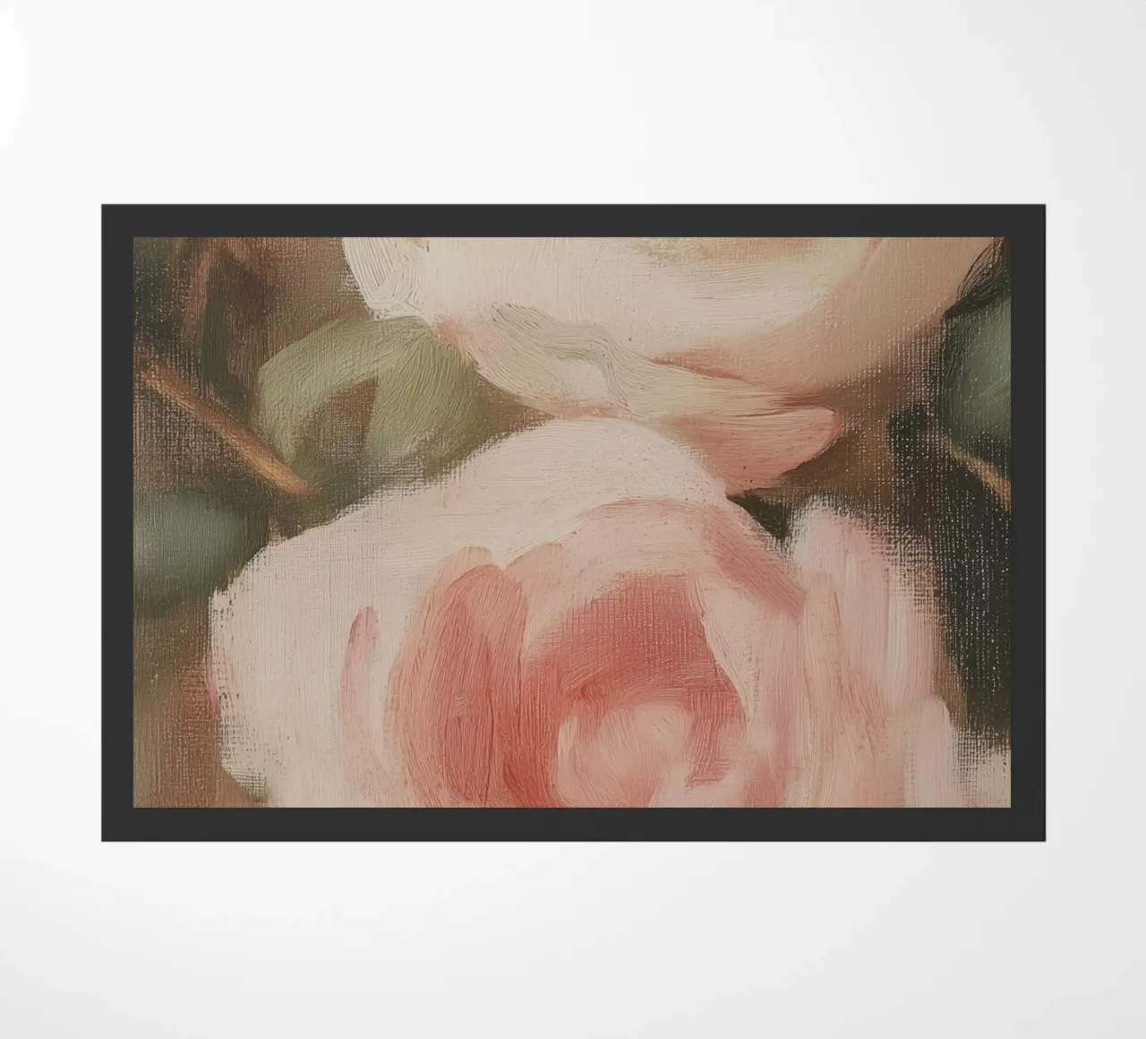 Rose rosa zerbino da Melloi Art Print