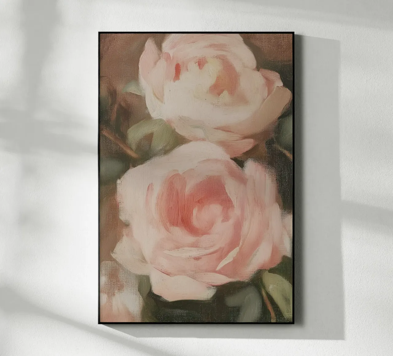 Pink Roses acryl van Melloi Art Print