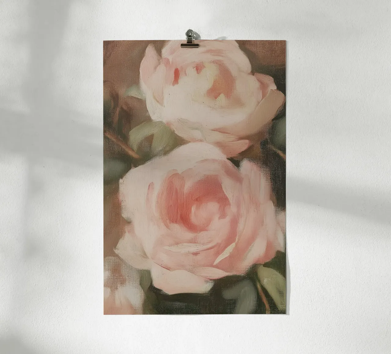 Rose rosa poster da Melloi Art Print