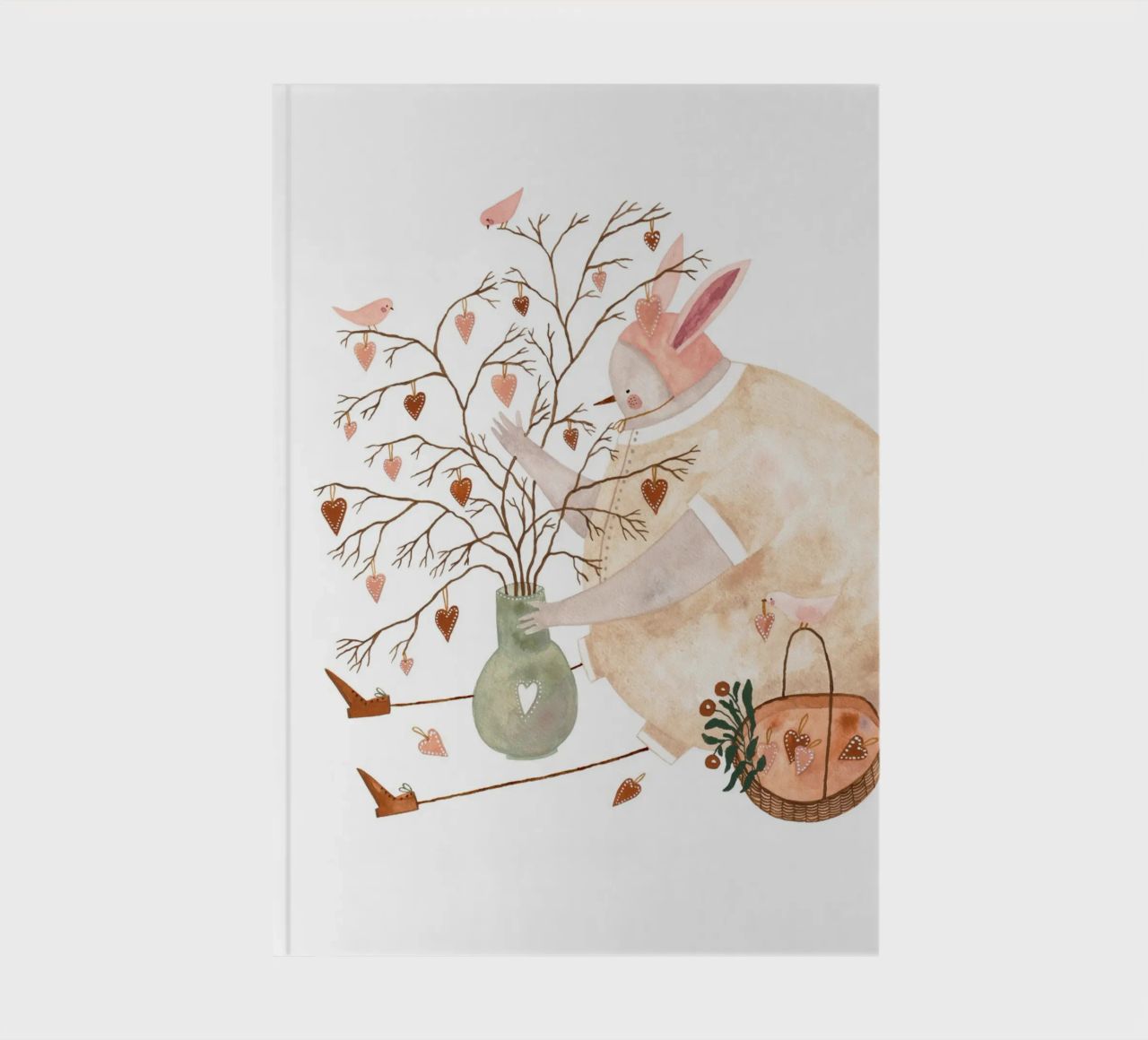 Claudia Voglhuber - Vase der Liebe notebook by The Artcircle
