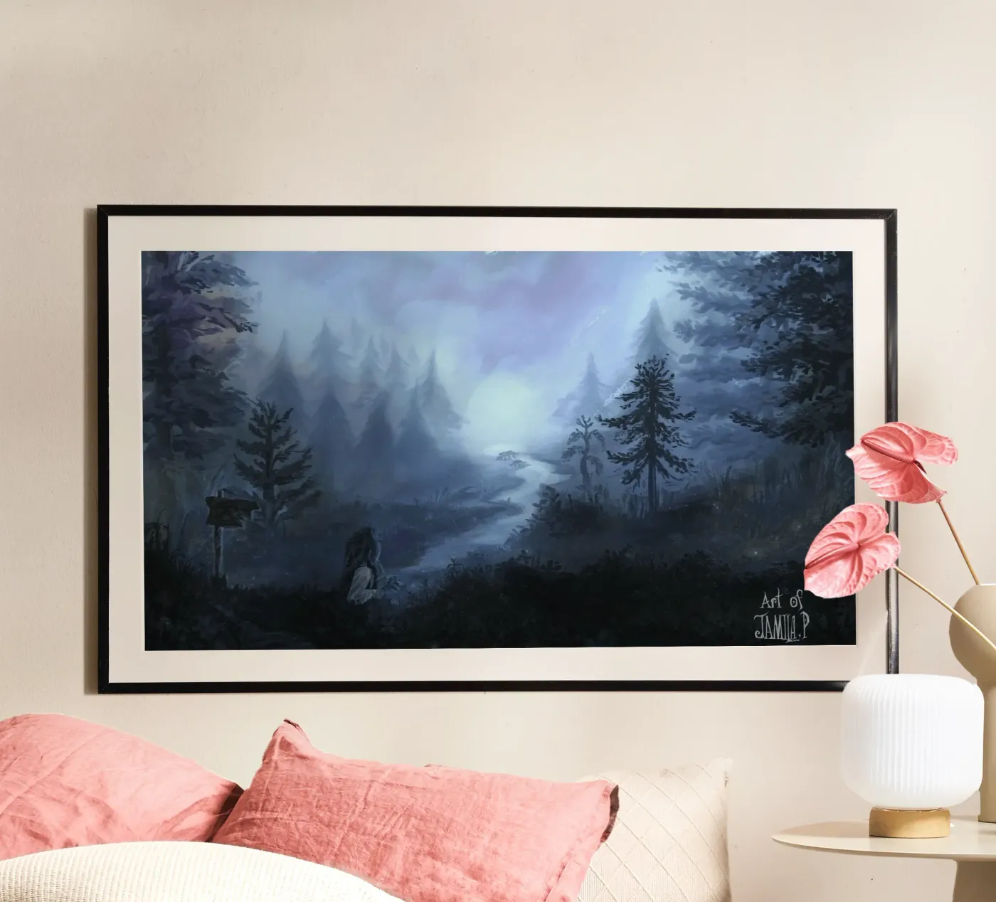 Misty Wandering poster da artofjamilap