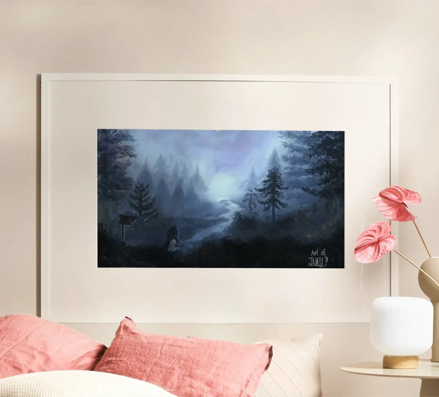 Misty Wandering poster da artofjamilap