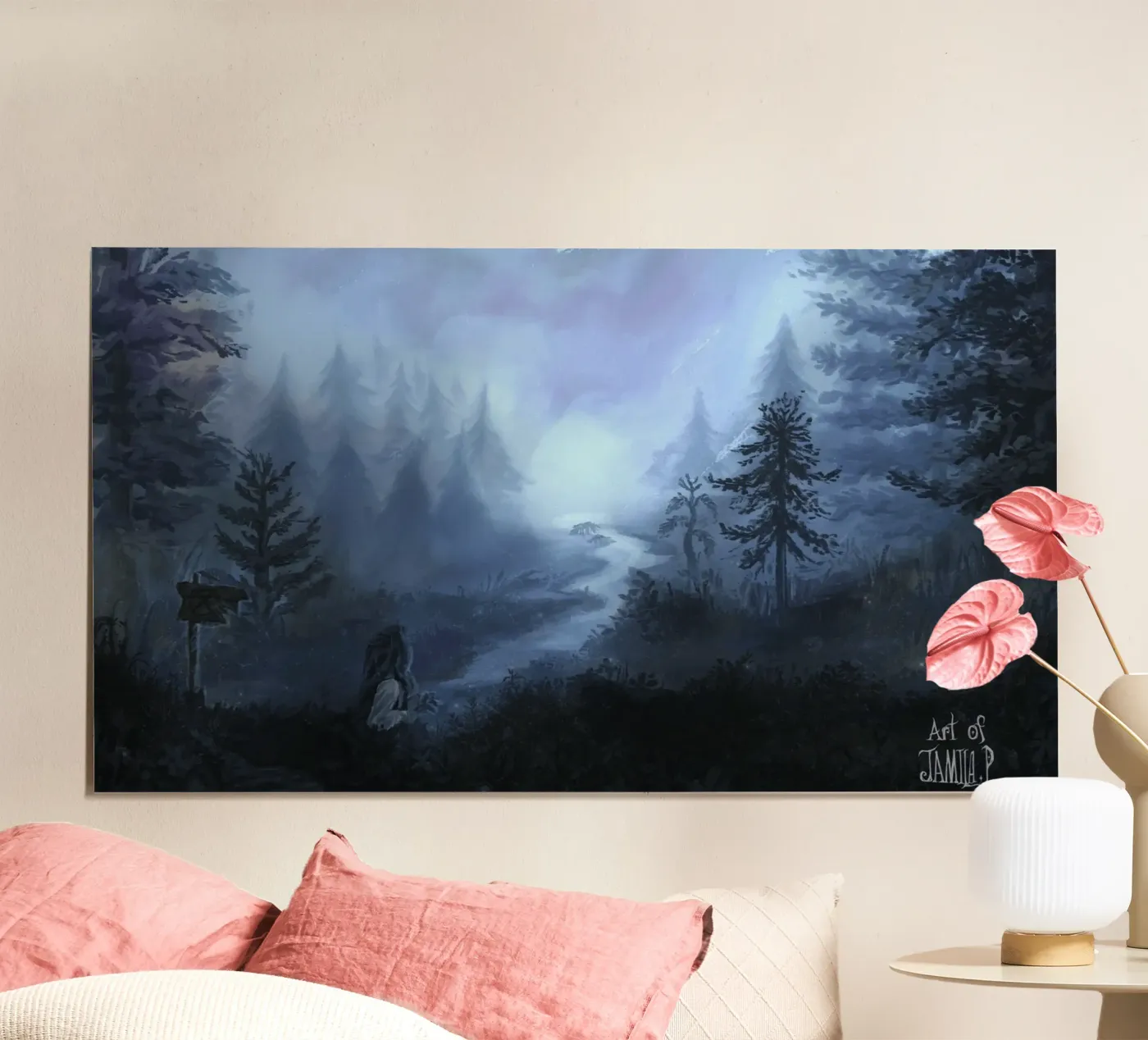Misty Wandering poster da artofjamilap